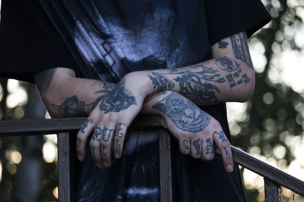 Types peau détatouage